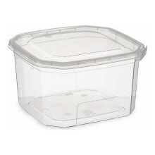 Lunch box 12,8 x 7,5 x 13,5 cm Transparent 750 ml polypropylene
