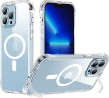 Купить чехлы для смартфонов joyroom: Joyroom Joyroom Magnetic Defender magnetyczne etui do iPhone 13 pancerny pokrowiec z haczykami podstawką przezroczysty (kompatybilne z MagSafe)