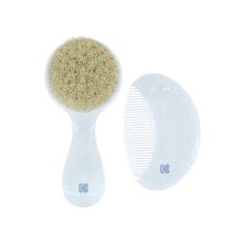 KIKKABOO Peine And Brush With Natural Bristles Savanna