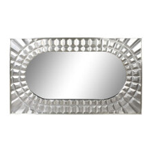 Wall mirror DKD Home Decor 154 x 4 x 92 cm Silver Wood Mango wood Modern