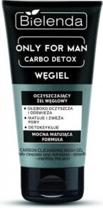 Bielenda Only for Man Carbo Detox Cleansing Гель для умывания с активированным углем 150 мл