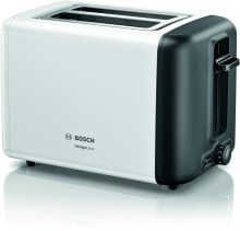 Bosch TAT3P421DE тостер 2 ломтик(а) Черный, Белый 970 W