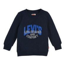 Children’s Sweatshirt Levi's TWO TONE PRINT Navy Blue