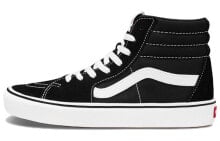 Vans SK8 HI 轻便防滑 高帮 板鞋 男女同款 黑色 / Кроссовки Vans SK8 HI VN0A3WMBVNE