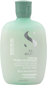 Beruhigendes MIzellen-Shampoo mit Leinsamenextrakt für empfindliche Kopfhaut - Alfaparf Semi Di Lino Scalp Relief Calming Micellar Low Shampoo