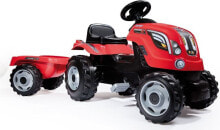 Детские веломобили Smoby Traktor XL Czerwony - 7600710108