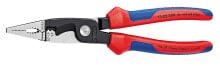 Инструменты для работы с кабелем Многофункциональные клещи для электромонтажных работ Knipex 13 82 200 KN-1382200