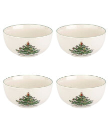 Spode dinnerware, Christmas Tree Set/4 Individual Bowl