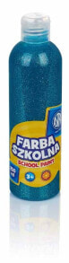 Купить краски для рисования для детей ASTRA: Astra Farba szkolna 250 ml brokatowa turkusowa (301217040)