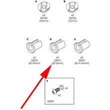 THULE Replacement 12 mm Pannier Mounting Spacers Spare Part