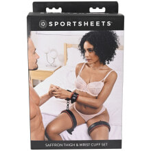 Adjustable Handcuffs Sportsheets Saffron