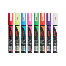 Liquid chalk marker Uni-Ball PWE-5M Multicolour 8 Units
