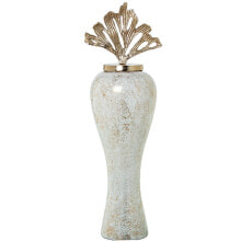 Vase Alexandra House Living Golden Crystal 29 x 25 x 89 cm