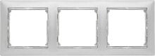 Фоторамки legrand Valena triple frame, horizontal, aluminum / silver (770353)