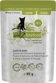 Купить влажные корма для кошек catz finefood: Catz Finefood Catz Finefood Classic Senior N.05 Łosoś i kurczak saszetka 85g