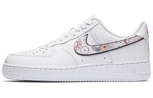 Nike Air Force 1 Low 07 LNY QS 新年 烟花 低帮 板鞋 男女同款 白 / Кроссовки Nike Air Force AO9381-100