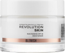 Feuchtigkeitsspendende Gesichtscreme mit Niacinamid - Revolution Skin Blemish Niacinamide SPF 30 Moisturiser