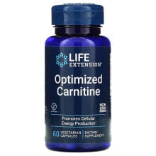 Аминокислоты Life Extension, Optimized Carnitine, 60 Vegetarian Capsules