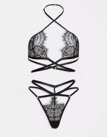 Купить женское нижнее белье и купальники Ann Summers: Ann Summers Infinite Set in Black