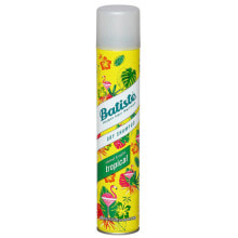Dry hair shampoo with aromas of tropical fruit (Dry Shampoo Tropical With A Coconut & Exotic Fragrance)