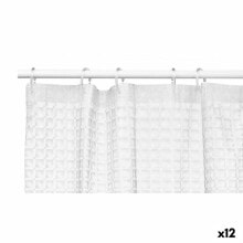 Shower Curtain Frames Transparent Polyethylene EVA 180 x 180 cm (12 Units)