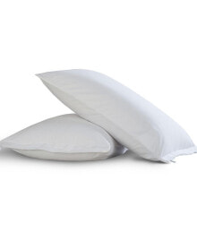 All-In-One cool Queen Pillow Protectors with Bed Bug Blocker 2-Pack