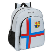 School Bag F.C. Barcelona Grey (32 x 38 x 12 cm)