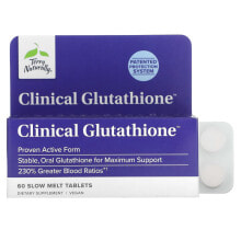 Terry Naturally, Clinical Glutathione, 60 медленно растворяемых таблеток
