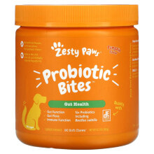 Probiotic Bites for Dogs, Gut Health, All Ages, Pumpkin, 90 Soft Chews, 12.7 oz (360 g)