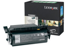 Lexmark 12A6865 тонерный картридж Подлинный Черный 1 шт