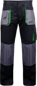 Товары для строительства и ремонта lahti Pro Work trousers, cotton, black and green, size L (L4050652)