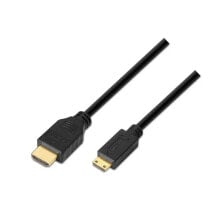 AISENS Mini HDMI To HDMI High Speed+Ethernet M/M 1.8 m