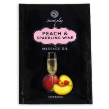 Интимный крем или дезодорант SECRET PLAY SACHET Peach and Sparkling Wine Massage Oil