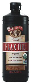 Рыбий жир и Омега 3, 6, 9 barlean&#039;s Organic Fresh Flax Oil Растительное омега-3 из льняного масла 946 мл