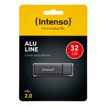 Intenso Alu Line USB флеш накопитель 32 GB USB тип-A 2.0 Антрацит 3521481