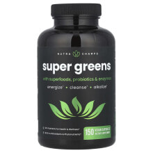 Super Greens With Superfoods, Probiotics & Enzymes, 150 Vegan Capsules