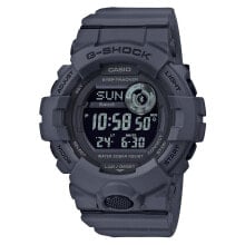 Мужские электронные наручные часы Мужские наручные электронные часы с серым силиконовым ремешком G-SHOCK GBD-800UC-8ER Watch
