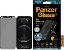 Защитные пленки и стекла для смартфонов panzerGlass do iPhone 12/12 Pro Case Friendly CamSlider Privacy Antibacterial