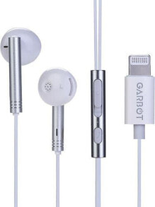 Garbot C-05-10200 наушники/гарнитура Вкладыши Bluetooth Серебристый, Белый