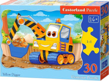 Castorland Puzzle 30 -Żółta Koparka (03464)