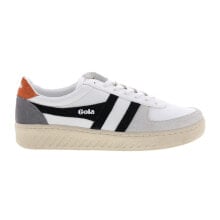 Купить белые мужские кроссовки Gola: Gola Grandslam Trident CMA415 Mens White Synthetic Lifestyle Sneakers Shoes