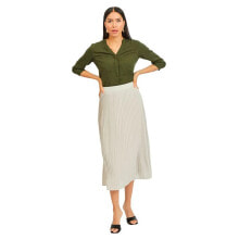 VILA Milina High Waist Midi Skirt