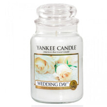 Освежители воздуха и ароматы для дома Yankee Candle Wedding Day Aroma Candle Ароматическая свеча с цветочно-фруктовым ароматом 623 г