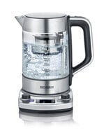 SEVERIN WK 3422 - 1.7 L - 3000 W - Stainless steel - Glass - Stainless steel - Adjustable thermostat - Water level indicator