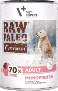 VetExpert VetExpert Raw Paleo Wieprzowina Adult Can 400g