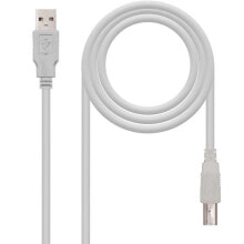 Купить запчасти и расходные материалы для мототехники NANOCABLE: NANOCABLE M/M usb-a to usb-b cable 1.8 m