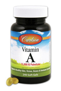 Витамин А carlson Vitamin A Palmitate Витамин А 15000МЕ 240 капсул