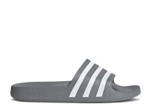 Adilette Aqua Slides 'Grey'