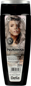 Delia Cameleo Hair Rinse Silver Оттеночный ополаскиватель для светлых волос: натуральных, окрашенных, осветленных и седых волос, оттенок серебристый  200 мл