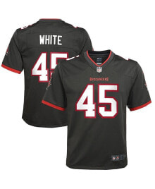 Youth Boys Devin White Pewter Tampa Bay Buccaneers Alternate Game Jersey